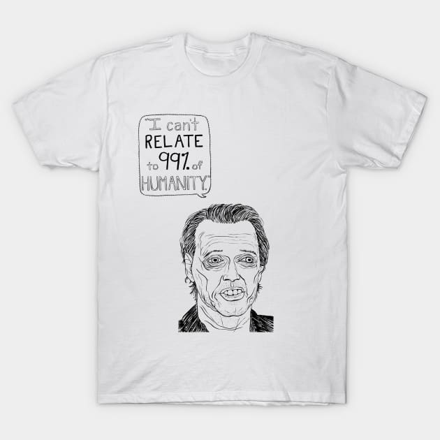 Steve Buscemi T-Shirt by prettyprettyugly